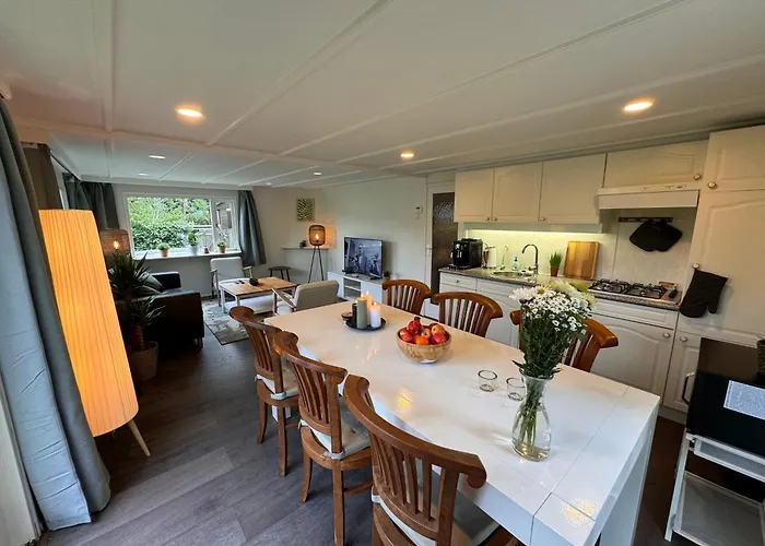 公寓 Ruim En Luxe Chalet Privetuin - Park 'de Ijsvogel'